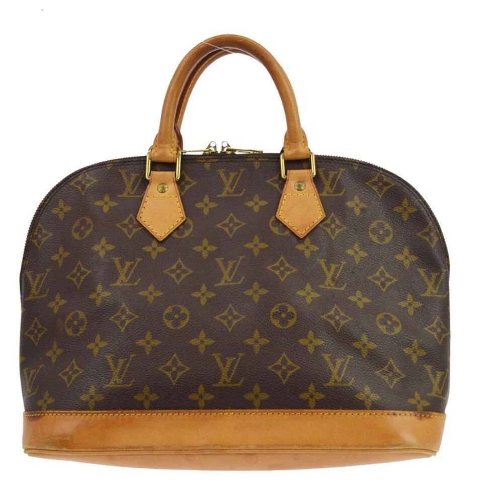 Louis Vuitton Alma Monogram Canvas Brown Canvas Handbag